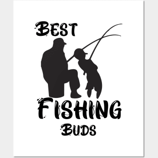 Father Son fishing Posters and Art